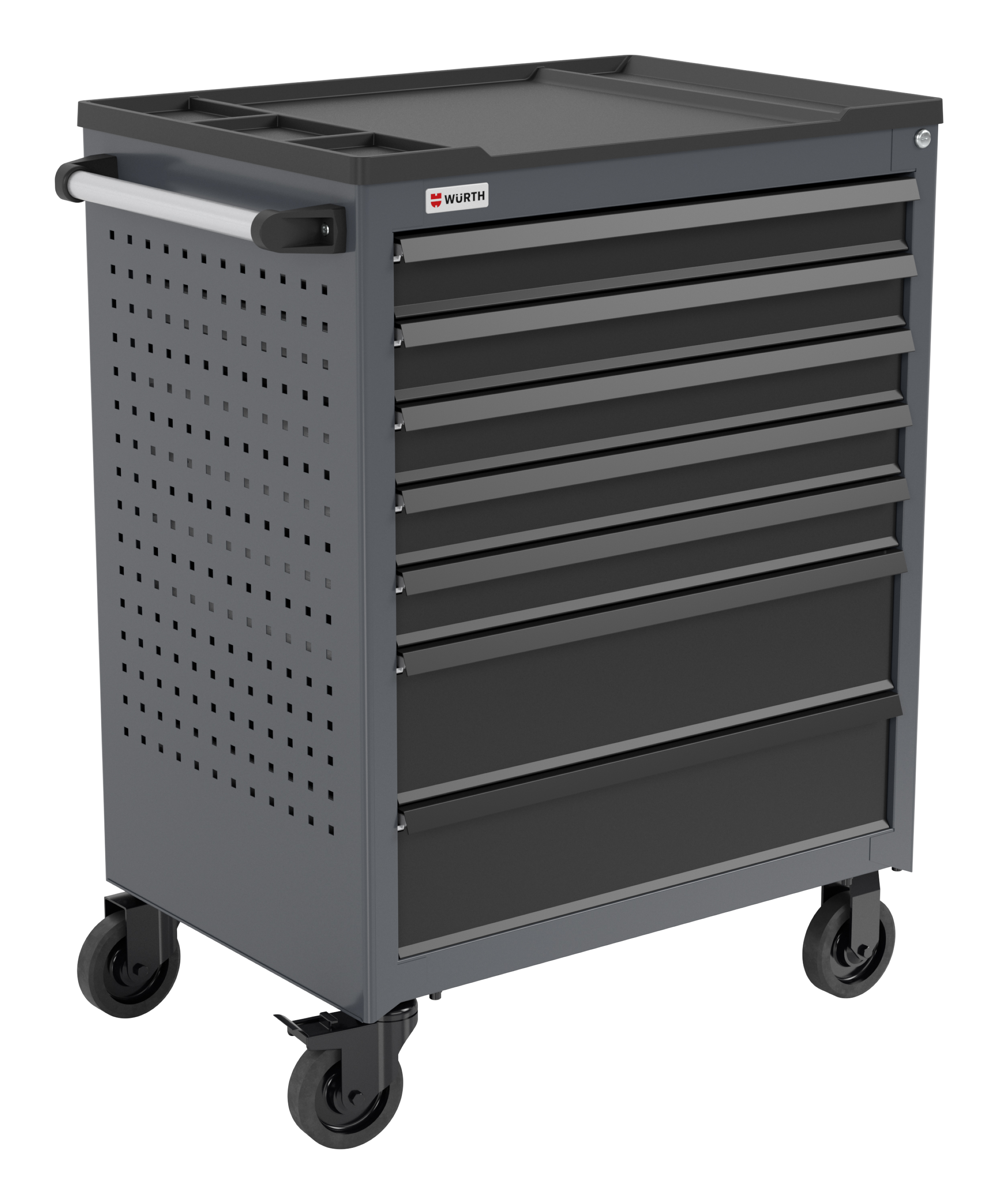 Työkaluvaunu SUPERIOR 8.8 muovisella tasolla