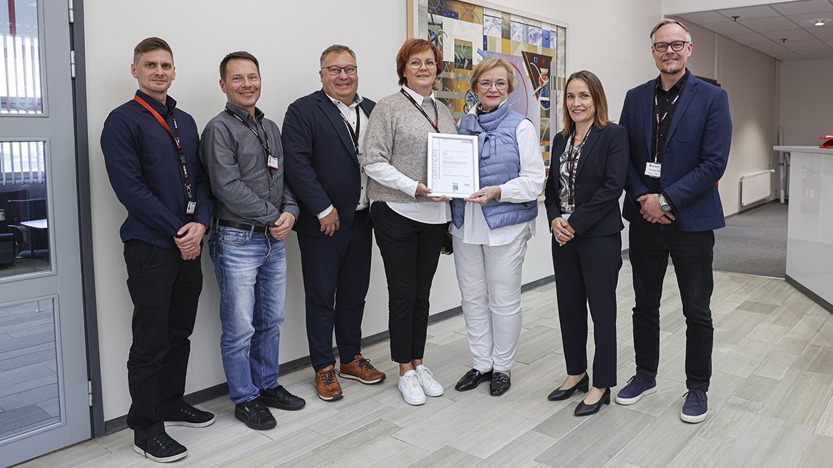 Würth Oy:lle ISO/IEC 27001 -tietoturvallisuussertifikaatti