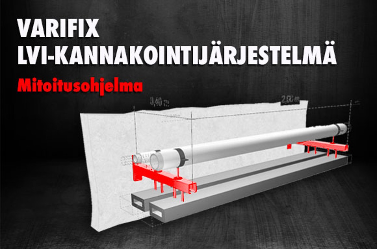 Varifix LVI-kannakointijärjestelmä