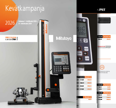 Mitutoyo kampanjaesite Kevät 2026
