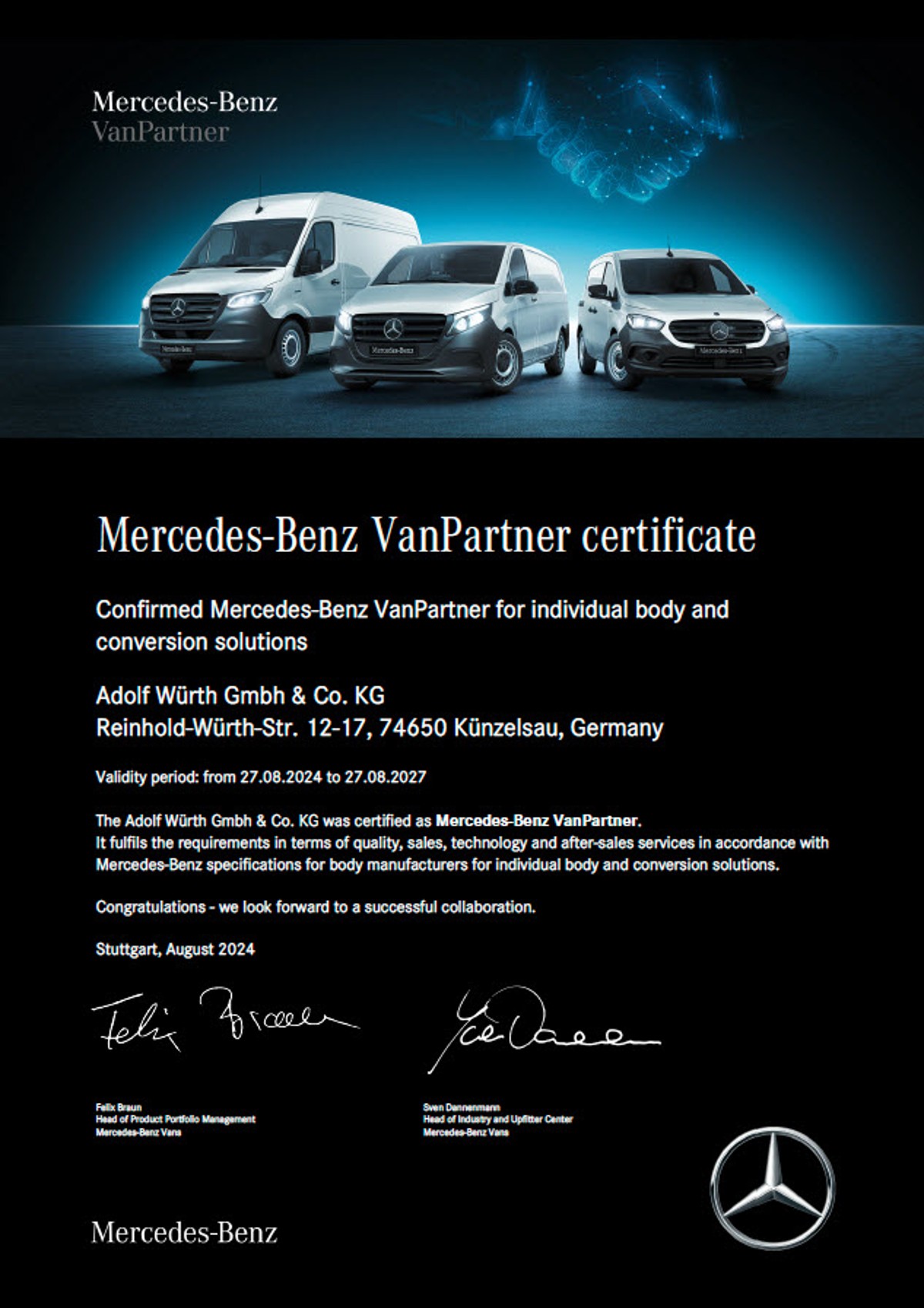 VanPartner-sertifiointi